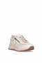 D26Ya-3970 Women's Genuine Leather Casual Shoes Cream - 2