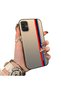 Samsung Galaxy A51 Compatible Silicone Phone Case with Hard Back Edge Anti-Fall Bmw Patterned - 3