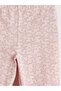 Lila Patterned Girl's Flared Leggings - 3