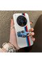 Motorcycle Patterned Silicone Edge Hard Back Anti Fall Phone Case Compatible with Vivo X300 Pro - 2