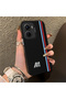 Vivo Y16 Compatible Silicone Edge Hard Back Anti-Fall Phone Case Bmw Patterned