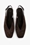 Women's Noya Brown Suede Ballet Flats