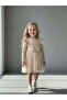 Girl's Corded Fabric Tulle Piece Dress