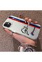iPhone 12 Mini Compatible Silicone Edge Hard Back Anti-Fall Phone Case Bmw Patterned - 2