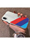 iPhone Xr Compatible Silicone Edge Hard Back Anti-Fall Case Bmw Patterned - 2