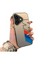 iPhone 17 Compatible Silicone Edge Hard Back Anti-Fall Case Bmw Patterned - 3
