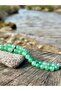33 Pieces of Earth-Shaped Cut Aventurine Stone Prayers Beads - 2