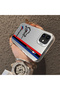iPhone 12 Mini Compatible Silicone Edge Hard Back Anti-Fall Phone Case Bmw Patterned - 3