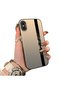 iPhone X Compatible Silicone Edge Hard Back Anti-Fall Phone Case Amg Patterned - 3