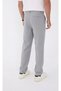 Men's Summer Striped Seersucker Baggy Trousers Relaxed Fit Stretchy Seersucker Fabric Gray - 6