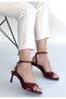 Women's High Heel Shoes Burgundy Patent Leather 7 cm Heel Classic Stylish Lenya - 3