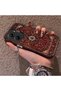 Poco X7 Pro Compatible Silicone Edge Hard Back Anti-Fall Phone Case Vintage Patterned - 2
