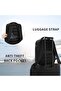 Laptop Backpack Waterproof PU Leather Travel Backpack - 8