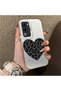 Oppo A5 5g Compatible Silicone Edge Hard Back Anti-Fall Phone Case Leopard Heart Patterned