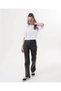 Women's Oversized Basic Cropped Crew Neck T-Shirt - 2