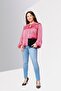 Women Tie Neckline Long Sleeve Floral Print Shirt, Multicolor - 2