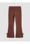 Lcw Kids Brown Bow Detail Girl's Shirt and Leggings - 5