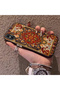 iPhone XS Max Compatible Silicone Edge Hard Back Anti-Drop Phone Case Vintage Rug Patterned - 2