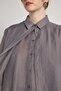 Relax Fit Cape Detailed Premium Gray Women's Shirt 31017 - 3