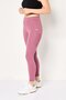 Women Tight Fit 7/8 Training Leggings, Mauve - 2