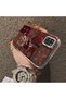 Samsung Galaxy A31 Compatible Silicone Edge Hard Back Anti-Fall Phone Case Vintage Patterned - 3