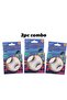 3-Piece Faux Mink Eyelashes Medium Volume Lightweight Reusable Natural Glam Lash Set A09