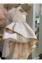 Matte Satin Trailing Girls' Evening Dress, Wedding, Engagement, Birthday, Graduation - 3