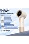 T-13 Portable Handheld Fan with Digital LED Display - Compact Rechargeable Cooling Fan