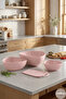 4 Piece Practical Preparation and Presentation Set - Bowls |   3 Size Mixing Bowl & Cutting Board Set Powder - 2