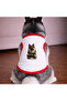 White Wanted German Dog Tshirt Dog Apparel (100% Cotton Combed Cotton) Small and Large Breeds