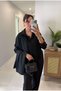 Premium Fabric Bol Pininterest Equivalent Combined Scarf Shawl Shirt Wide Double-Leg Pants Set - 5