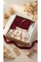 Cherry 100% Organic Cotton Baby Girl Cardigan 3-Piece Set Claret Red - 8