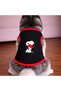 Black Heart Dog Tshirt Dog Outfit (100% Cotton Combed Cotton) Small and Large Breeds