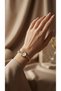 Women's Steel Watch Gold Color Stone-Detail Luxury | Vintage Elegant Bracelet Model Classic Wrist Watch 2026 - 4