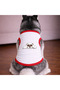 White Cool Lazy Dog Tshirt Dog Outfit (100% Cotton Combed Cotton) Small and Large Breeds