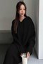 Women's Hooded Brioche Knit Knitted Softwear Knit Dress Size 36/44 Compatible - 2