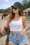 Women's Distressed Vintage Baseball Cap - Adjustable Sports Cap