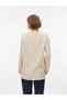 Bluse Normal geschnitten Rundhals Top - 3