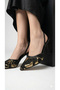 Sparkly Sequined Women's Slipper Pointed Toe Stiletto Heel Stylish Event Evening Dress Shoes Model - 6