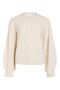 Pulover tricotat VISALSA cu mânecă lungă - 2