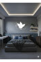 مصباح حائط LED على شكل طائر 22x25x5