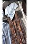 Women's Ethnic Patterned Bohemian Style Maxi Skirt - 2