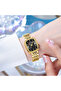 9093 Women’s Stainless Steel Quartz Wrist Watch – Elegant Rectangular Dial, Brand Box & Bag - 2