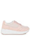 Women's Chunky Mesh Lace Up Sneakers In Pink - 3