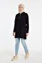 Half-Zip Black Tunic — Long Sleeve Relaxed Fit Casual Tunic - 7