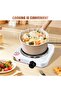 Single Burner Electric Hot Plate: Portable Countertop Stove with Adjustable Temperature Contr - 2