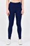 Women Full Length Rhinestone Leggings, Royal Blue