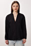 Oversized Embroidered D Woven Shirt Ldz0062 Black - 4