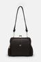 Women's Brown Clip-On Multi-Compartment Soft Leather Hand, Shoulder and Crossbody Bag - 6