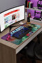 Celeste مانع للانزلاق Dikişli Kauçuk Oyuncu Mousepad V2 - 90x40 XXL لوحة ماوس للألعاب - 2